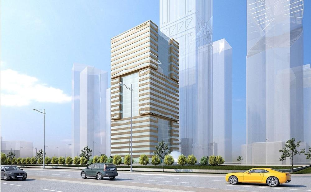 Somerset West Bay Doha Bagian luar foto The proposed building