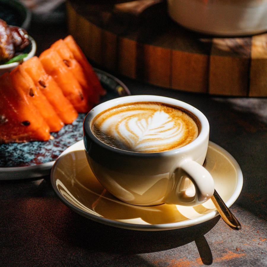 Somerset West Bay Doha Bagian luar foto A cup of cappuccino