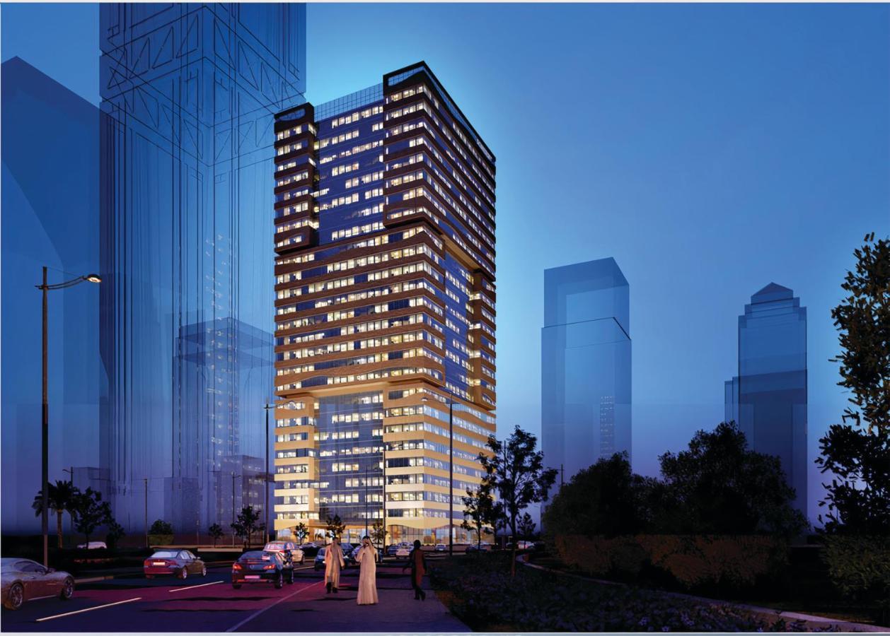 Somerset West Bay Doha Bagian luar foto The 3D model of the building